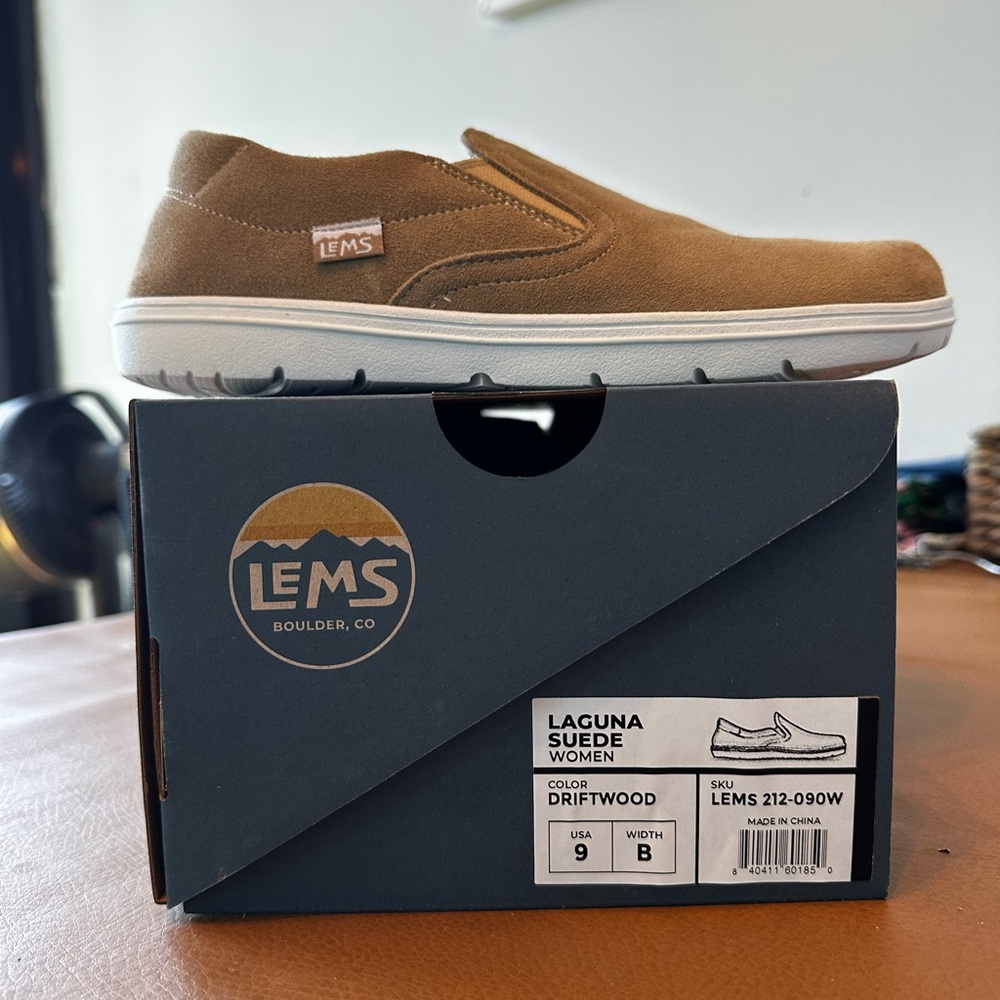 Laguna Suede Slip-On Shoes - Tan